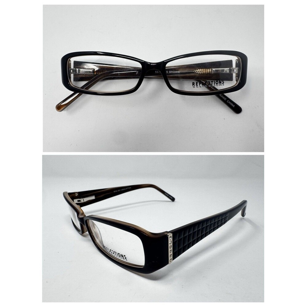 Reflections R741 I-Dealoptics Brown Eyeglass Frames New Old Stock 53-14-135